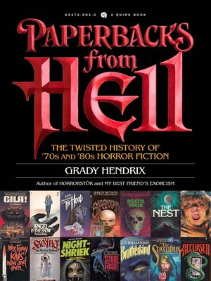 cover image of Paperbacks from Hell